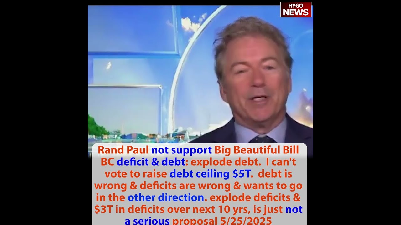 Dems for re-segregation; Rand Paul not support Big Beautiful Bill: deficit & debt; Trump West Point