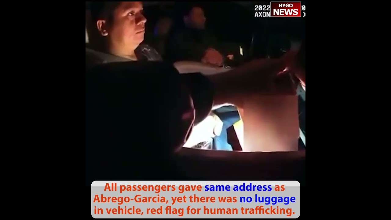 Bodycam Footage of Traffic Stop Involving Suspected Human Trafficker Kilmar Abrego-Garcia