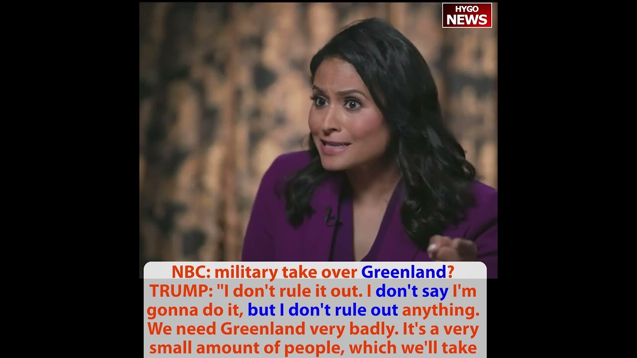Trump: media so FAKE, Every question very negative slant; cognitive test; Greenland & Canada