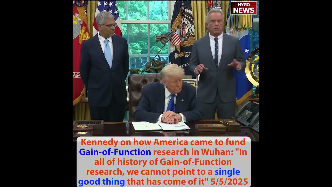 Trump signed EO protecting from dangerous gain-of-function research: Ends funding in China & Iran