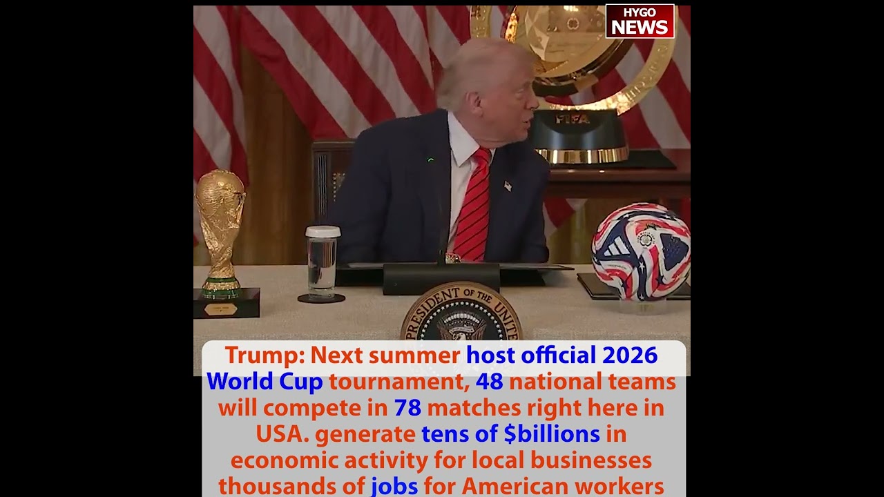 Trump reacts to India’s airstrikes into Pakistan: hope it ends quickly; FIFA World Cup 2026 $billion