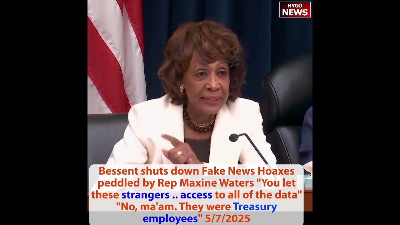 Bessent shuts down Rep Maxine Waters & Rep Nydia Velazquez: DOGE access to data & trade negotiations