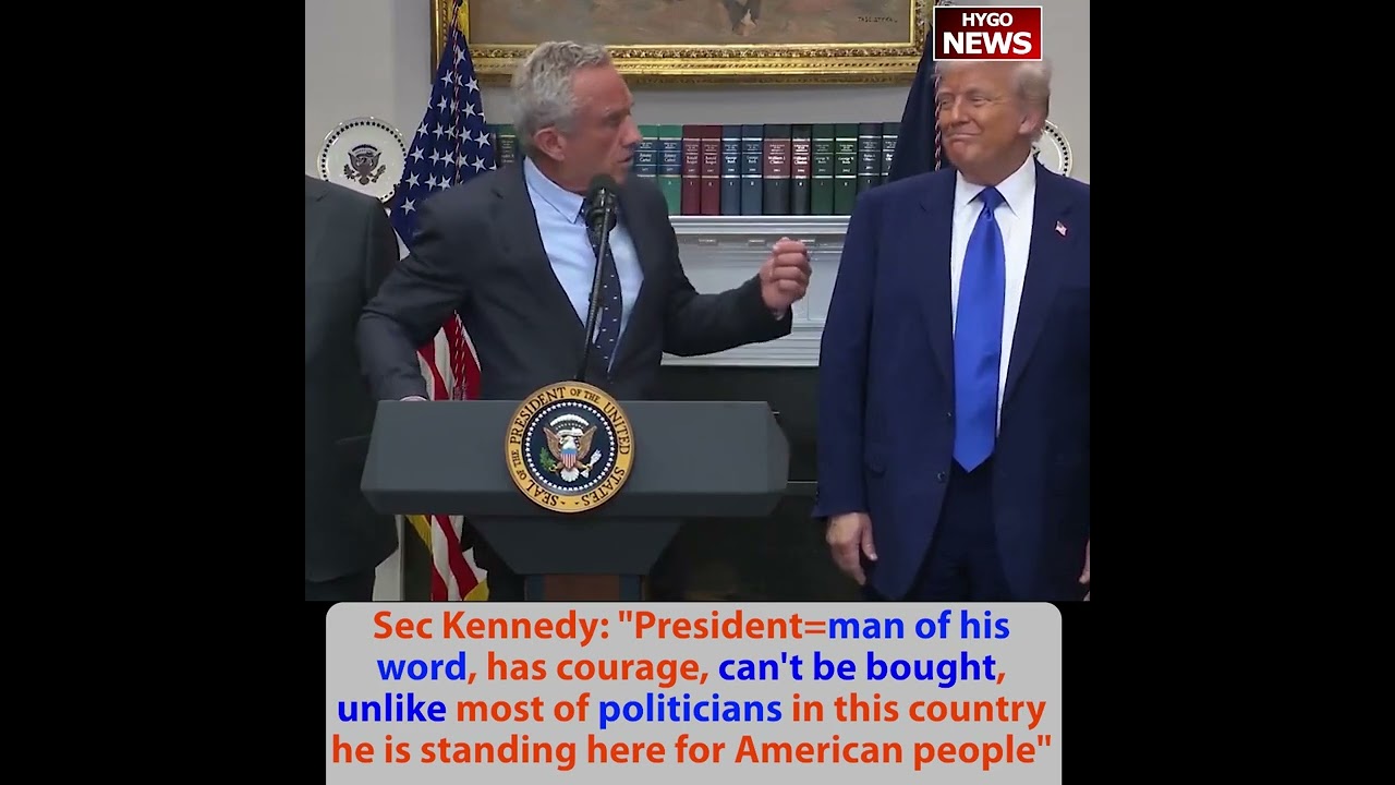 RFK: President=man of word, courage, can’t be bought, unlike most of politicians, for American