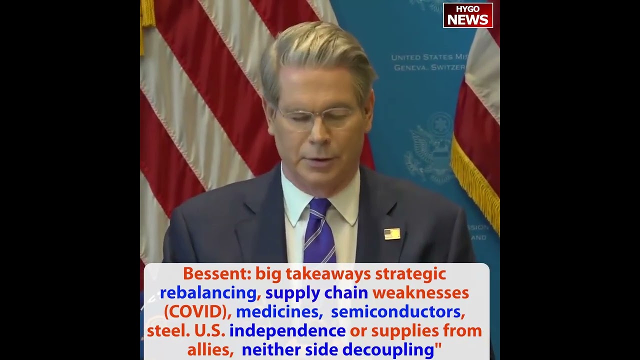 Bessent: 90-day pause, rebalancing, medicines & semiconductors, supplies from allies, no decoupling