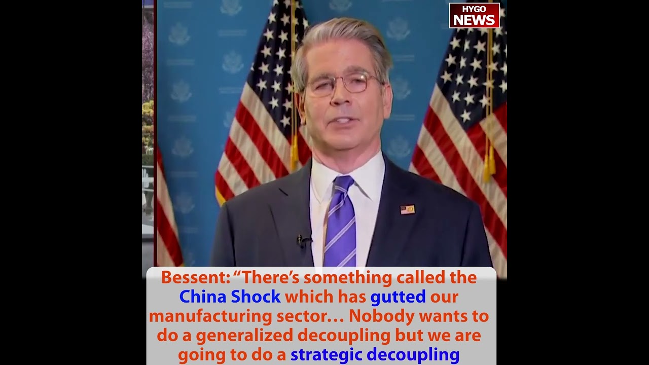 Bessent: Chinese told us Biden Admin chose not to enforce excellent trade agreement; China Shock gut