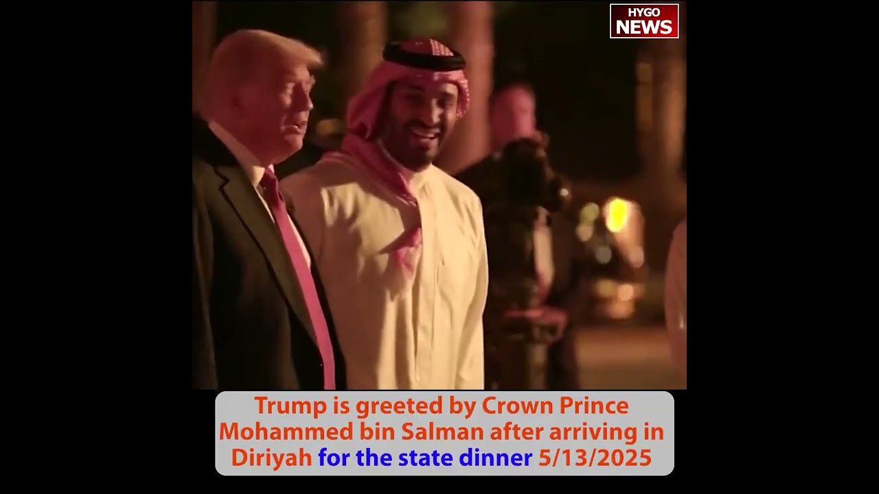 Trump golf cart tour of At-Turaif in Diriyah Crown Prince MBS, greeted after arriving state dinner