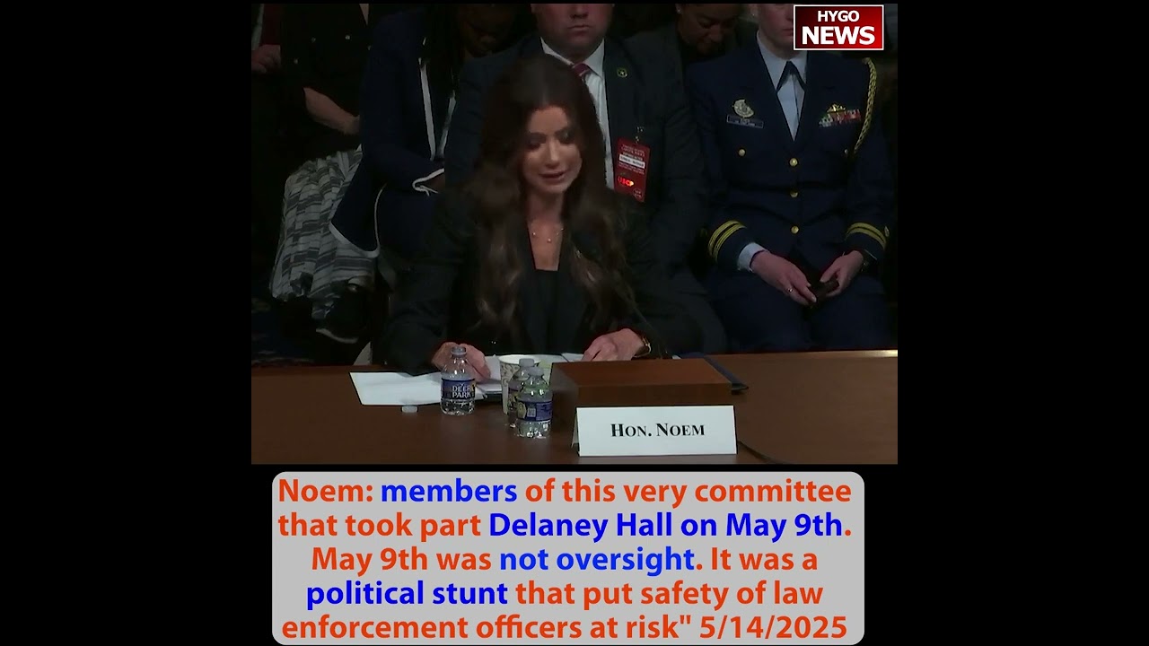 Noem: Delaney Hall on May 9th was not oversight, It was a political stunt that put safety at risk