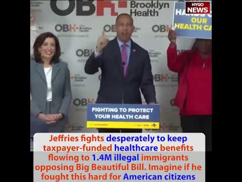 Jeffries desperately healthcare to illegals; Hillary: illegals not same benefits; why ICE agent mask