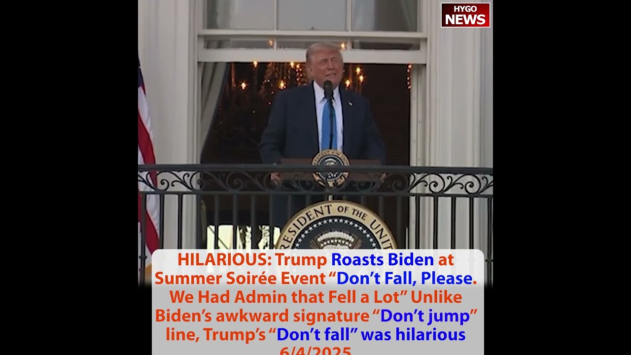 HILARIOUS: Trump Roasts Biden “Don’t Fall”; NYC health care for illegals; OMB Dir on BBB: save $1.7T