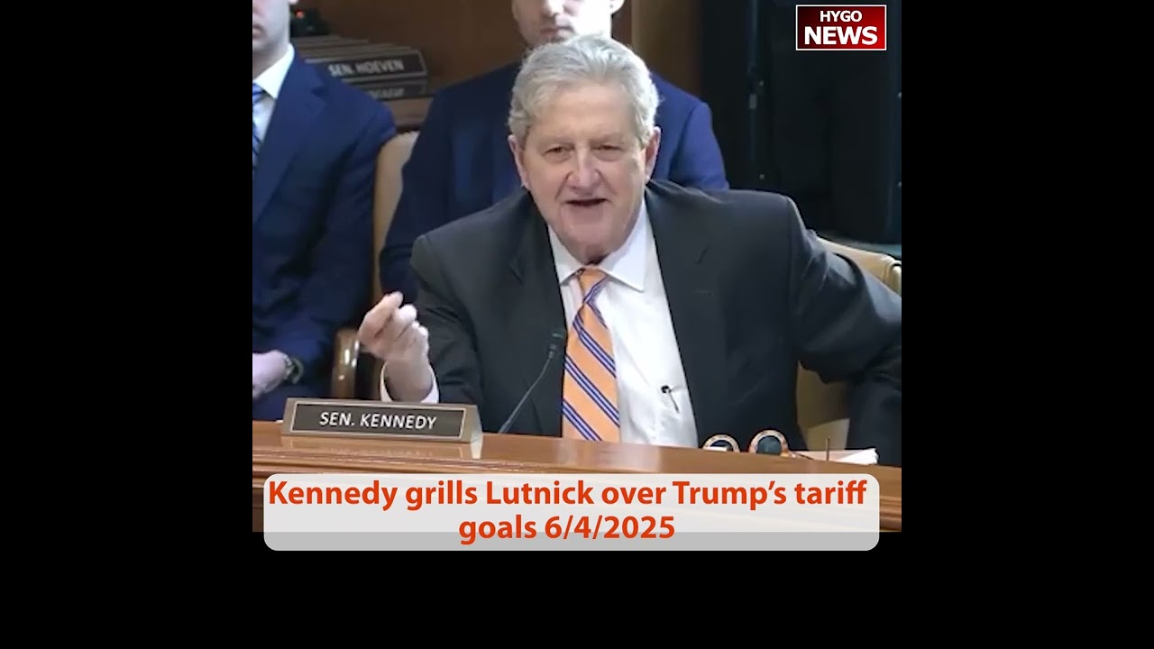 Kennedy grills Lutnick over Trump’s tariff goals