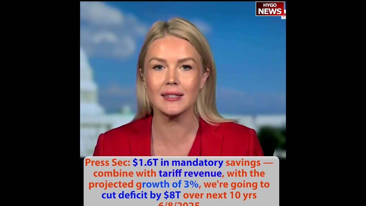 Press Sec: $1.6T savings, cut deficit by $8T; Dems LA peaceful; Rand Paul cut ICE funding in half