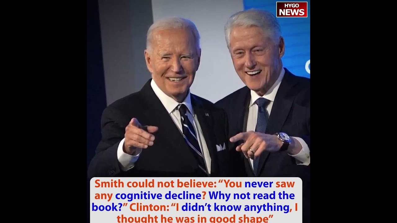 Rep Jasmine ridiculous lie; Bill Clinton Stuns CBS News Correspondent on Joe Biden’s Health